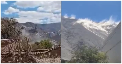 Hubo deslizamientos en zonas rurales: salen a la luz los primeros videos del terremoto 7,2 en Perú