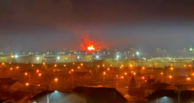 Incendio se registra frente a cárcel Alto Bonito de Puerto Montt