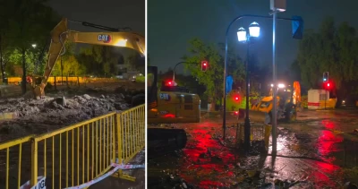 Kast alerta un clima "anormal" y De Grange atribuye desborde en Quebrada Honda a "20 mm en una hora"