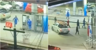 Pelea con clientas termina con turba atacando a trabajadores de servicentro en La Cisterna: 3 heridos