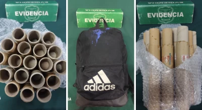 Previo al Superclásico: Carabineros incauta "torta" de fuegos artificiales en el Estadio Nacional