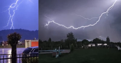 Reportan intensa tormenta eléctrica con caída de granizos en distintas zonas de la región del Bío Bío