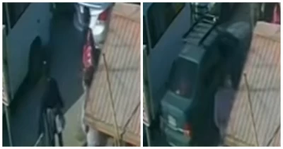 Revelan registro que muestra a niñas de 12 años desaparecidas en Renca subiendo a un auto