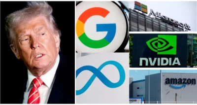 Trump amenaza con arancel del 100% a Europa si decide aplicar impuesto a digitales como Google o Apple