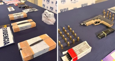 Usaban auto de punta de lanza: Caen sujetos que trasladaban $70 millones en cocaína desde RM a Temuco
