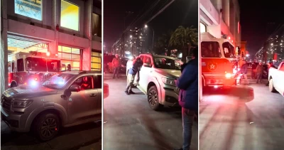 VIDEO | Descriteriado estacionó su camioneta fuera de cuartel y Bomberos no pudo acudir a emergencia