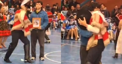 VIDEO | "Eres mi baile inolvidable, mami": Estudiante homenajea a su madre fallecida con pie de cueca
