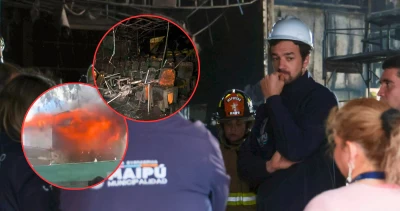 Vodanovic exterioriza su "pena y frustración" por incendio que destruyó el Teatro Municipal de Maipú