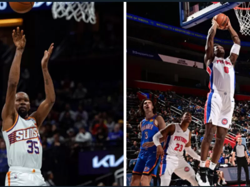 Kevin Durant supera los 28.000 puntos en la noche de la NBA: Pistons, Pacers y Bulls ganan