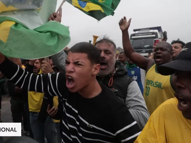 Vicepresidente de Bolsonaro desestima fraude electoral en medio de protestas contra victoria de Lula